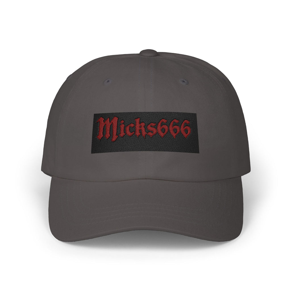‘Micks666' Unisex Gothic Embroidered Baseball Hat