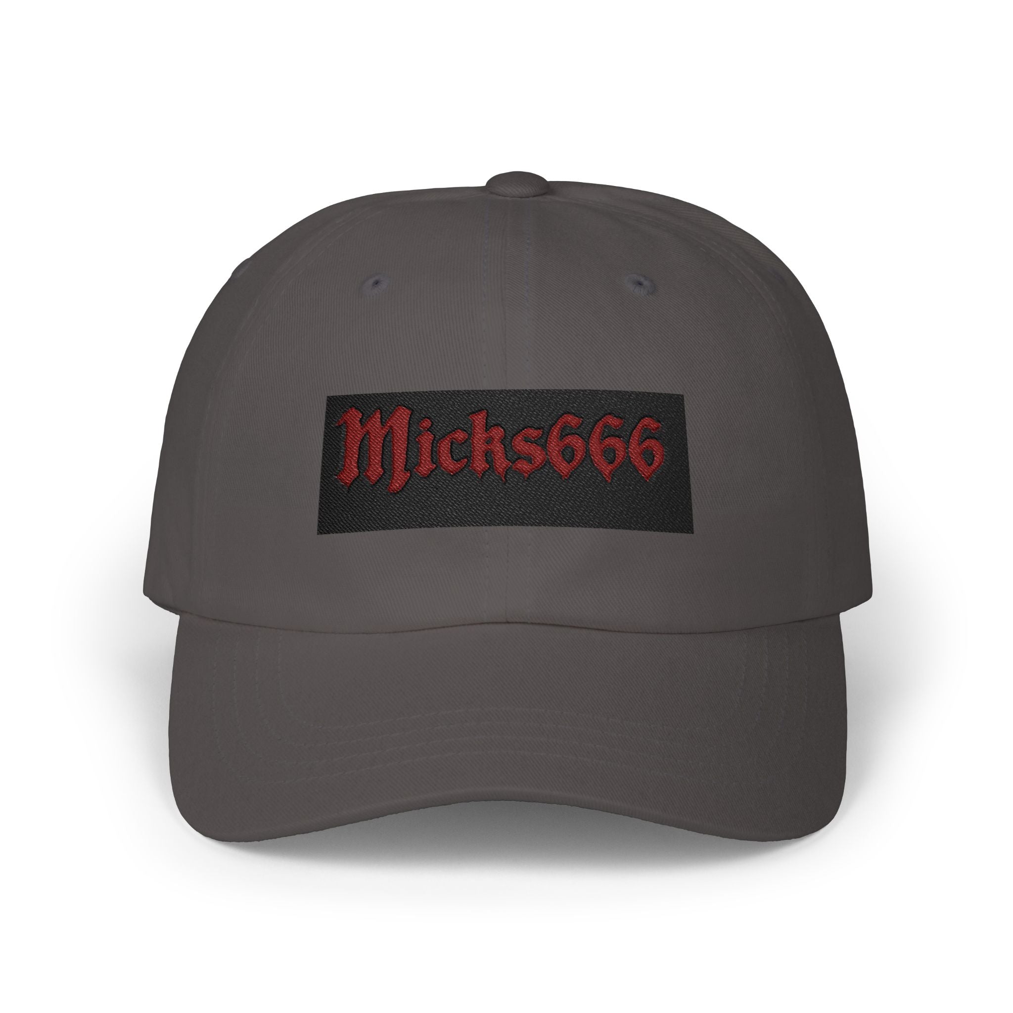 ‘Micks666' Unisex Gothic Embroidered Baseball Hat