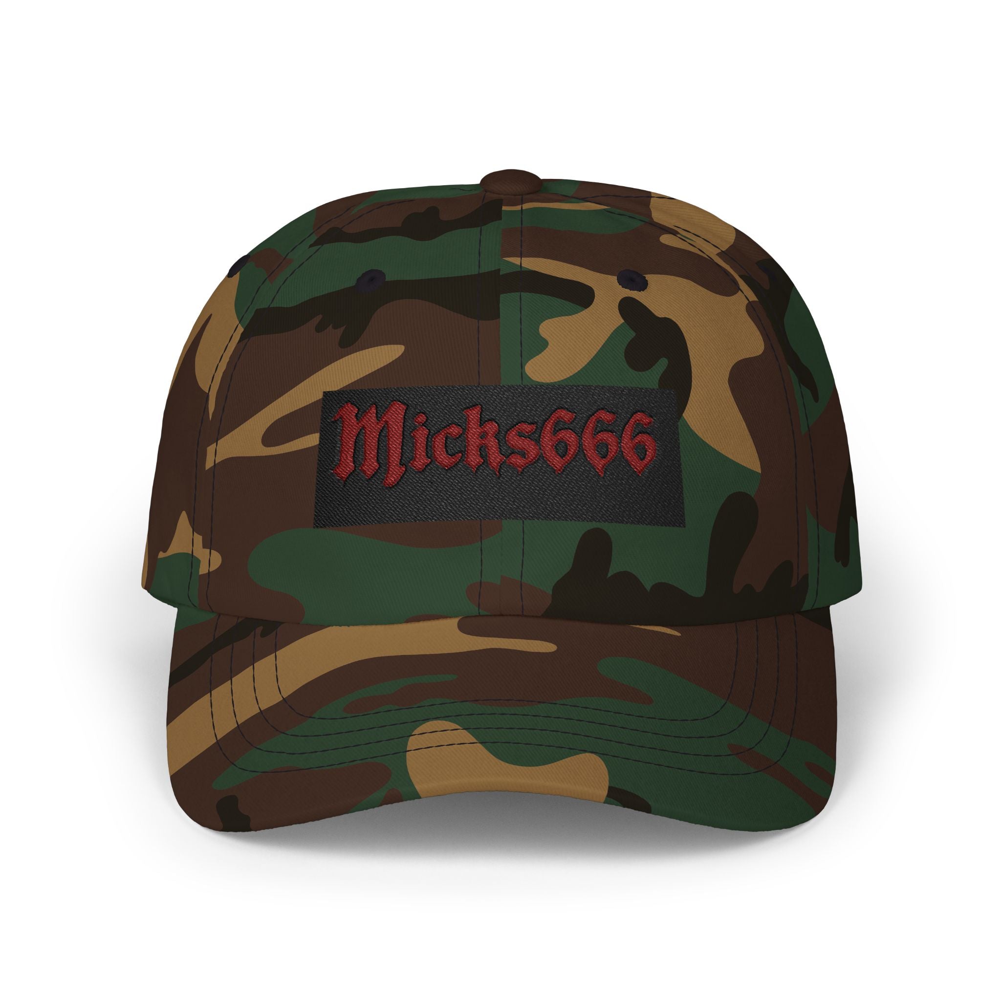 ‘Micks666' Unisex Gothic Embroidered Baseball Hat