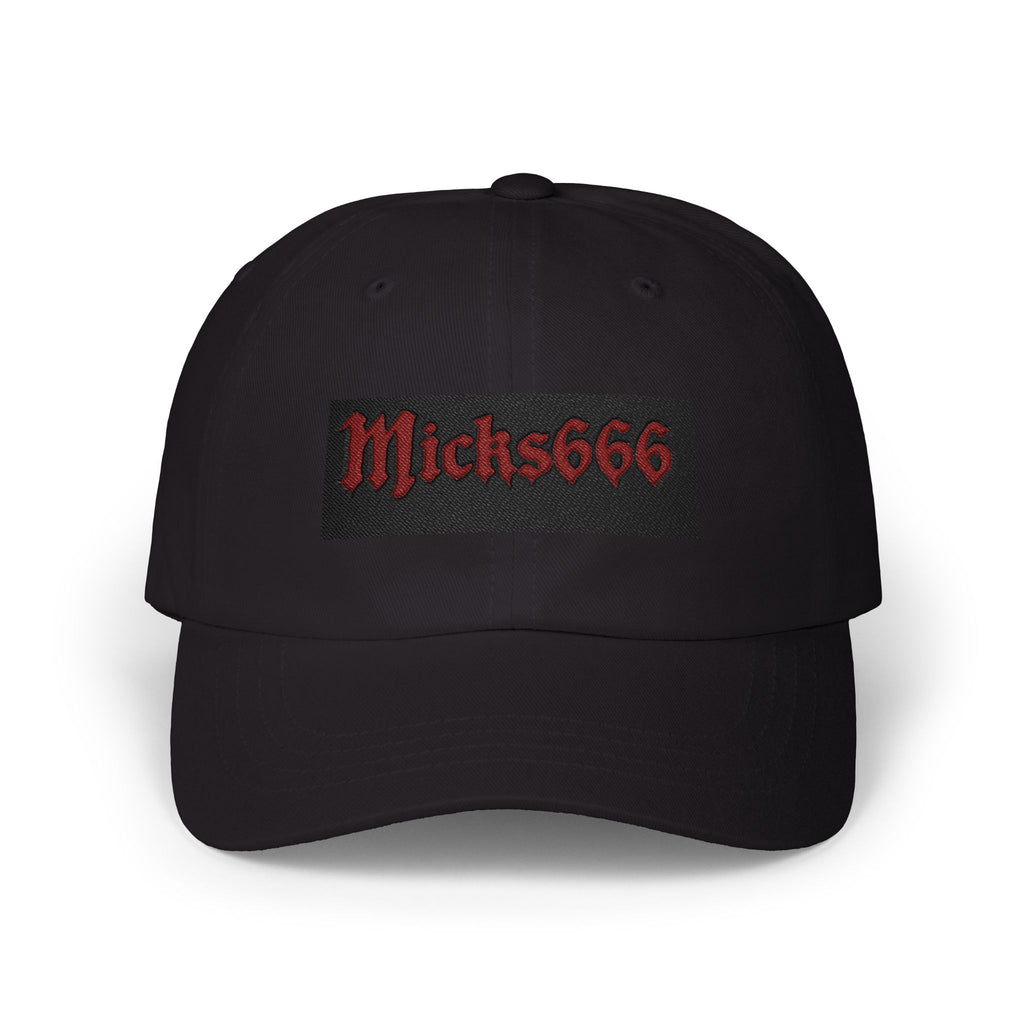 ‘Micks666' Unisex Gothic Embroidered Baseball Hat