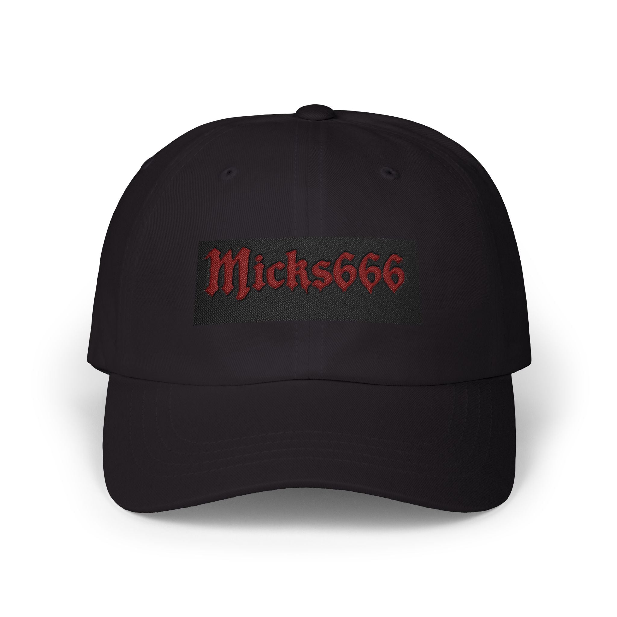 ‘Micks666' Unisex Gothic Embroidered Baseball Hat