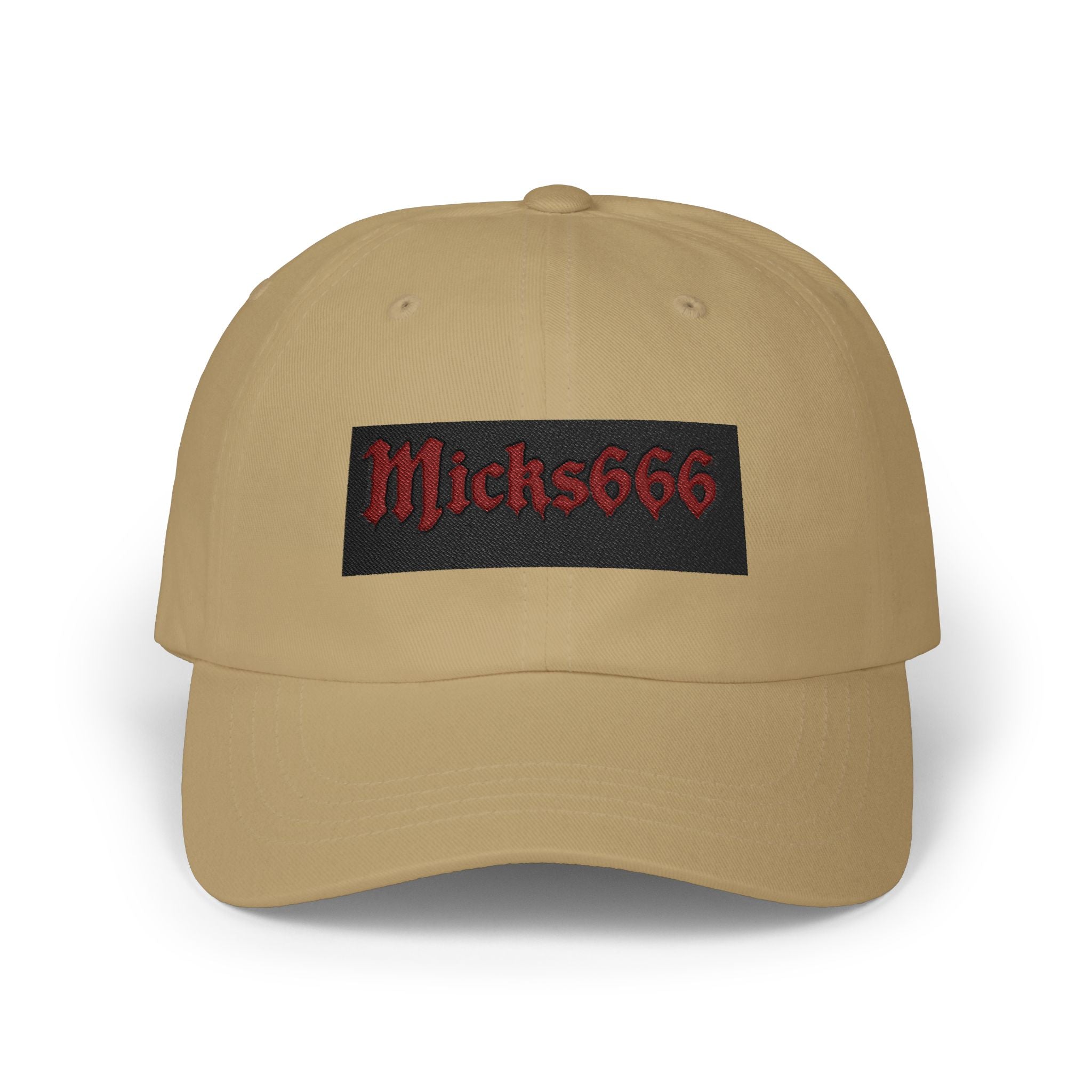 ‘Micks666' Unisex Gothic Embroidered Baseball Hat