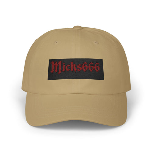 ‘Micks666' Unisex Gothic Embroidered Baseball Hat